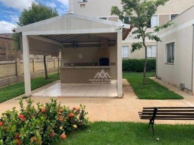 Apartamento com 2 dormitórios à venda, 46 m² por R$ 195.000,00 Residencial Jequitibá Ribeirão Pr