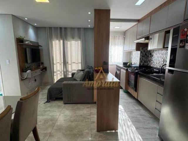 Apartamento com 2 dormitórios à venda, 47 m² por R$ 300.000 Residencial Jardim dos Ipês Nova Ode