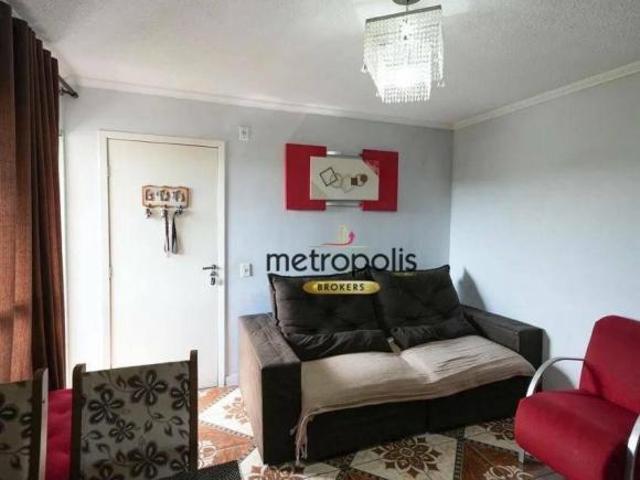 Apartamento com 2 dormitórios à venda, 49 m² por R$ 260.000,00 Jardim Alzira Franco Santo André/