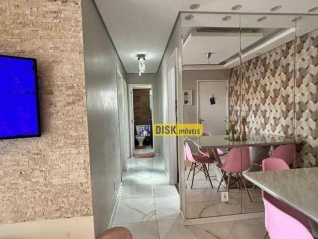 Apartamento com 2 dormitórios à venda, 49 m² por R$ 370.000,00 Jardim Silvina São Bernardo do Ca