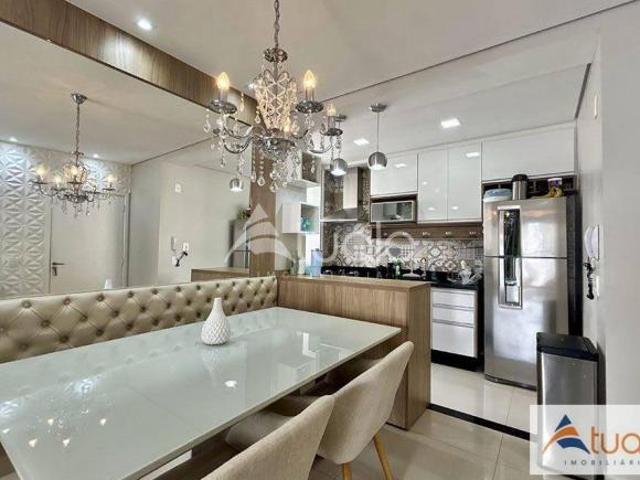 Apartamento com 2 dormitórios à venda, 57 m² por R$ 380.000,00 Condomínio Portal dos Cristais Ho