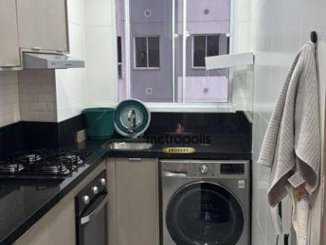Apartamento com 2 dormitórios à venda, 50 m² por R$ 405.000,00 Vila Metalúrgica Santo André/SP