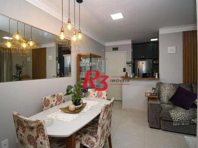 Apartamento com 2 dormitórios à venda, 65 m² por R$ 800.000,00 Ponta da Praia Santos/SP