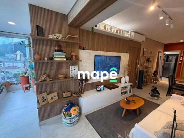 Apartamento com 2 dormitórios à venda, 66 m² por R$ 850.000,00 Campo Grande Santos/SP