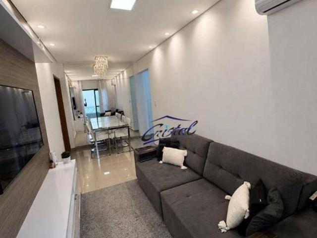 Apartamento com 2 dormitórios à venda, 62 m² por R$ 435.000 Guilhermina Praia Grande/SP