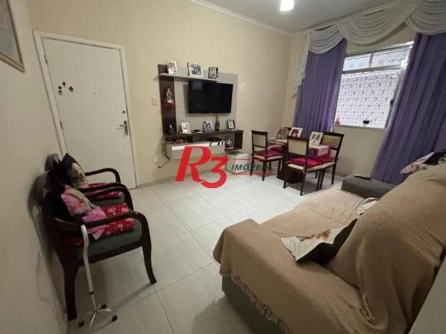 Apartamento com 2 dormitórios à venda, 75 m² por R$ 420.000,00 Embaré Santos/SP