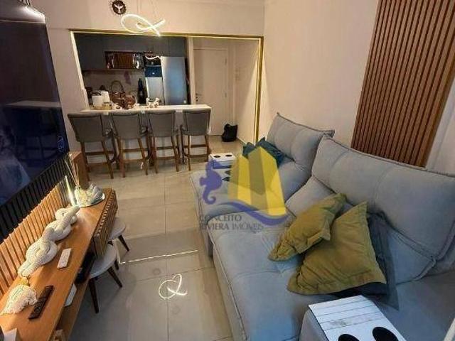 Apartamento com 2 dormitórios à venda, 76 m² por R$ 1.400.000,00 Centro Bertioga/SP