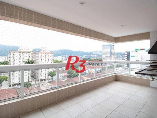 Apartamento com 2 dormitórios à venda, 84 m² por R$ 890.000,00 Vila Belmiro Santos/SP