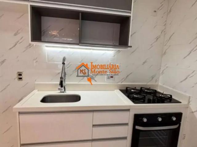 Apartamento com 2 dormitórios para alugar, 51 m² por R$ 3.555,00/mês Vila Galvão Guarulhos/SP