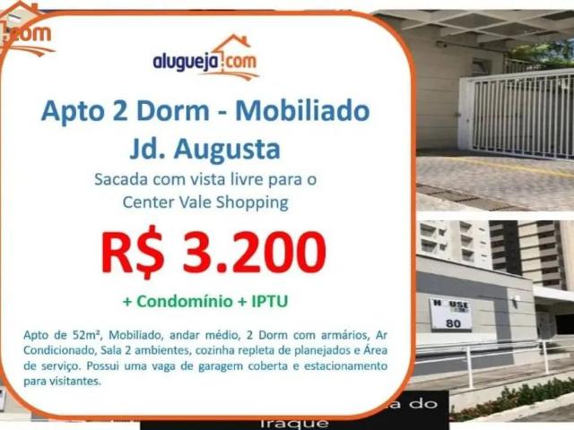 Apartamento com 2 dormitórios para alugar, 52 m² por R$ 3.730,00/mês Jardim Oswaldo Cruz São José dos Campos/SP