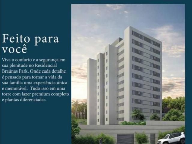 Apartamento com 2 quartos à venda em Belo Horizonte, no bairro Braúnas