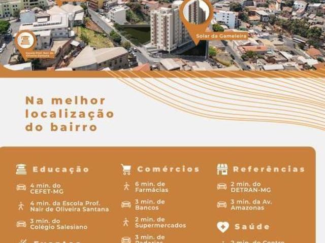 Apartamento com 2 quartos à venda em Belo Horizonte, no bairro Gameleira