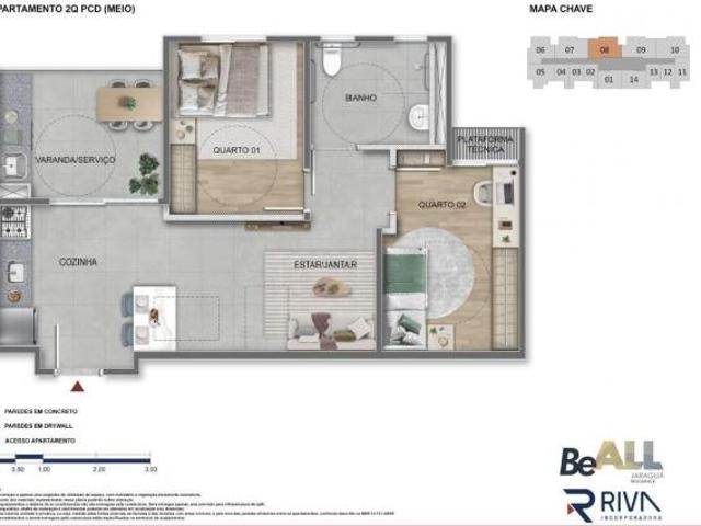 Apartamento com 2 quartos à venda em Belo Horizonte, no bairro Jaraguá
