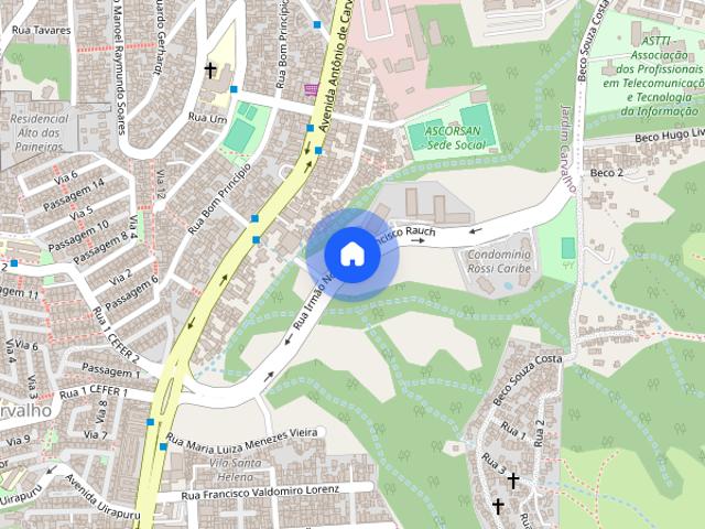 Apartamento com 2 quartos e 53m² para alugar em Jardim Carvalho, Porto Alegre