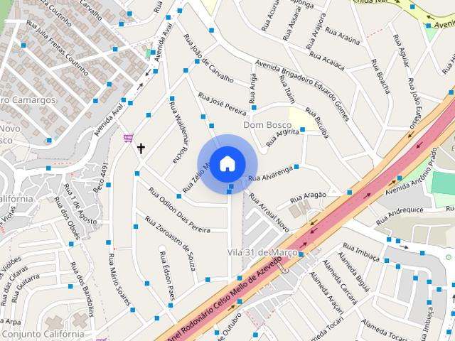 Apartamento com 2 quartos para alugar em Belo Horizonte, no bairro Dom Bosco