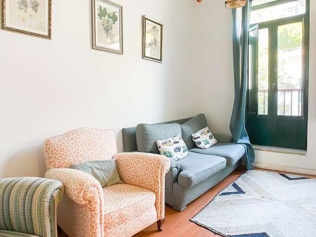 Apartamento com 2 quartos para arrendar na Misericórdia, Lisboa