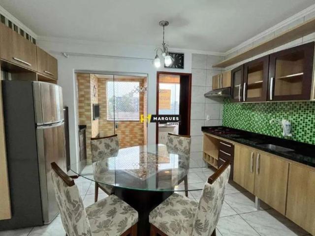 Apartamento com 2 Quartos Semimobiliado no Bom Retiro Sacada c/ Churrasqueira + Vaga Coberta Perto da BR 101
