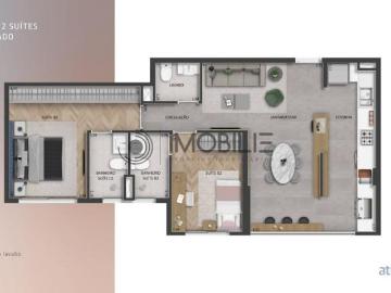 Apartamento com 2 suítes no Edifício Atmosphera em Indaiatuba SP