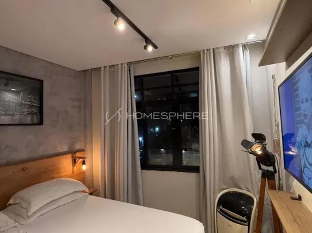 Apartamento com 38 m², 1 quarto sendo 1 suíte para alugar no bairro Bela Vista