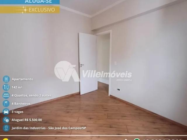 Apartamento com 4 dormitórios para alugar, 142 m² por R$ 6.846,21/mês Jardim das Indústrias São