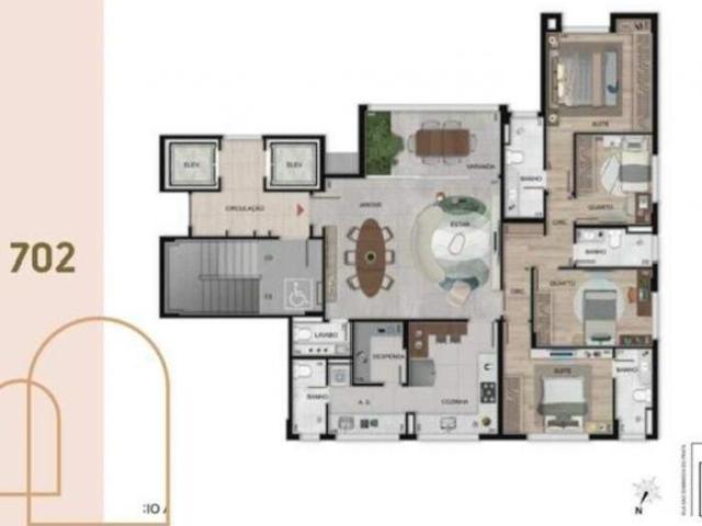 Apartamento com 4 dormitórios à venda, 133 m² por R$ 2.071.420,00 Santo Antônio Belo Horizonte/M