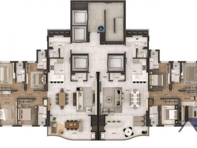 Apartamento à venda, 200 m² por R$ 2.998.800,00 Country Cascavel/PR