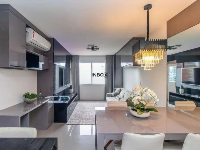Apartamento com 54m² de área privativa, mobiliado e decorado, suíte, 2 vagas
