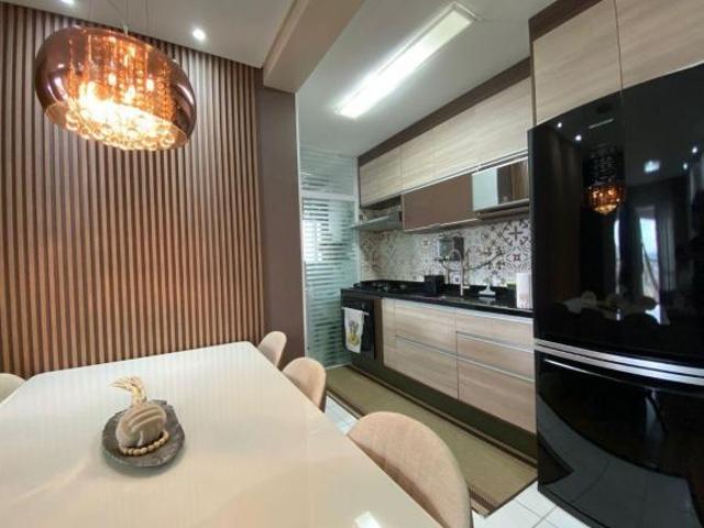 Apartamento com 70m², 2 dormitórios 1 suíte e varanda gourmet Gran village