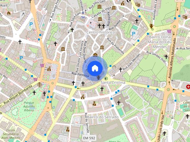 Apartamento com cozinha equipada em Viseu