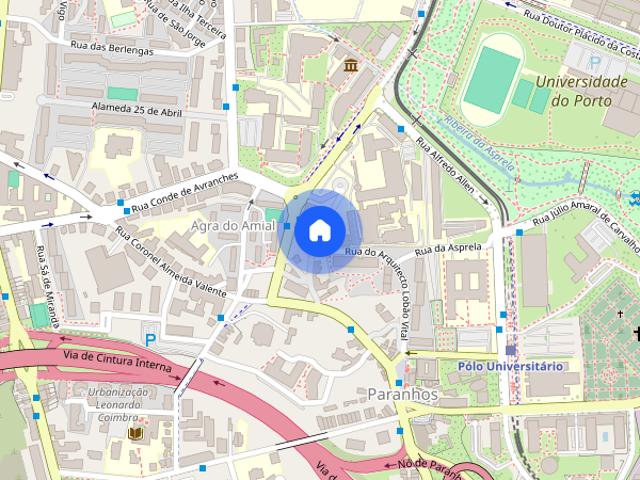Apartamento com garagem e varanda Polo Universitário