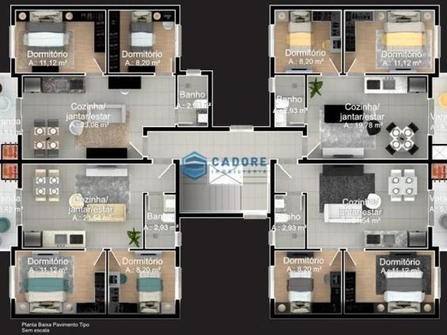 Apartamento com dois dormitórios no Salgado Filho