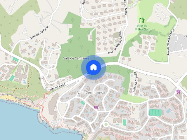 Apartamento com terraco 200m da Praia Vale Centeanes