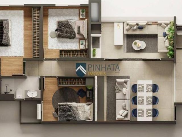 Apartamento com uma vista espetacular com 2 e 3 dormitórios e 1 Suíte à venda, 83 m² à partir de R$