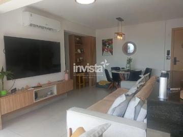 Apartamento com vista livre para a Baía de Santos Ponta da Praia