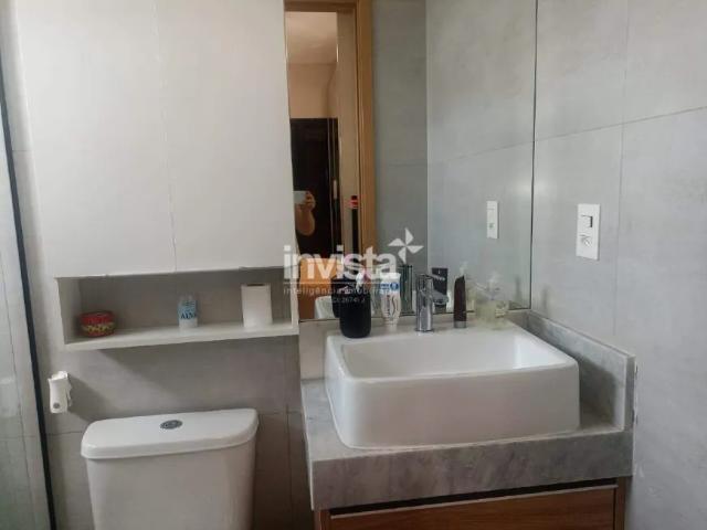 Apartamento com vista livre para a Baía de Santos Ponta da Praia