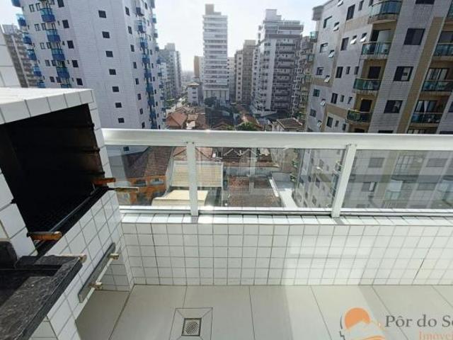Apartamento com Vista para o Mar – 2 Dormitórios, 1 Suíte e Sacada com Churrasqueira Ocian, Praia