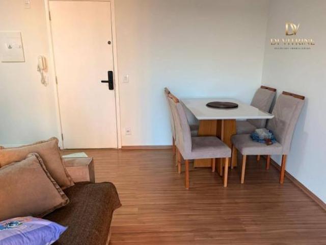 Apartamento Condomínio Pateo Dona Tecla, 52m², 2 dormitórios, sala com sacada, cozinha planejada, 2