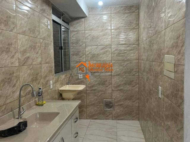 Apartamento de 42 m² na Turvolândia Vila Nova Bonsucesso Guarulhos SP, aluguel por R$ 1.050/mês