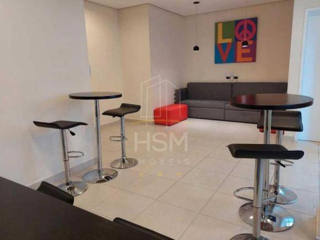 Apartamento de 49 m² no Condomínio Viva Mais com automação residencial, 2 dormit