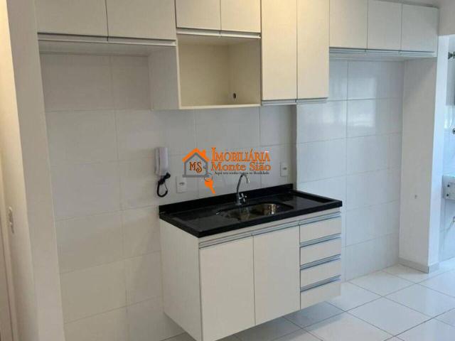 Apartamento de 58 m² na Capitão Rabelo Vila Milton Guarulhos SP, aluguel por R$ 3.000/mês