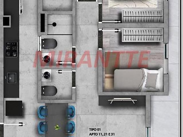 Apartamento de 67m² com 3 quartos