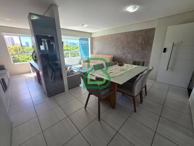 Apartamento de 115 m² na Beira Rio Torre Recife PE, à venda por R$ 1.249.000 ou aluguel por R$ 5.277/mês