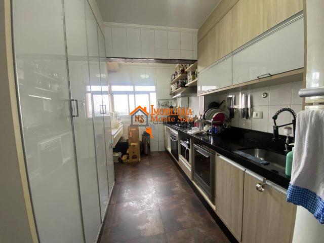 Apartamento de 130 m² na Professor Ferreira Paulino Vila Augusta Guarulhos SP, aluguel por R$ 3.600/mês