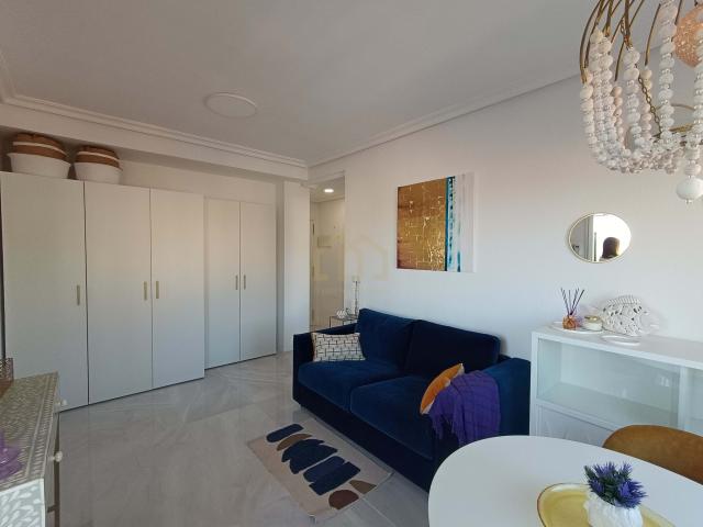 Apartamento de 1 dormitorio completamente reformado en Torrevieja con piscina comunitaria