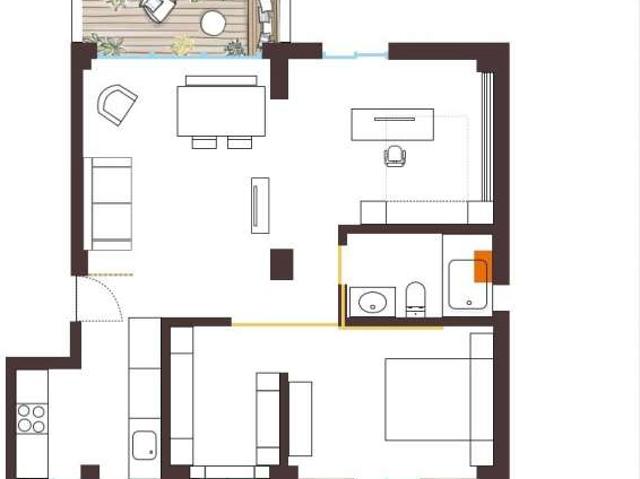 Apartamento de 1 dormitorio en alquiler en Aluche, Madrid