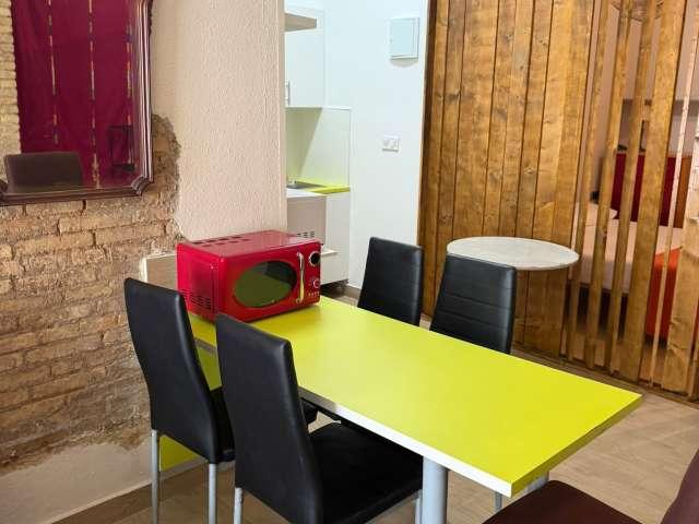 Apartamento de 1 dormitorio en alquiler en El Botànic, Valencia