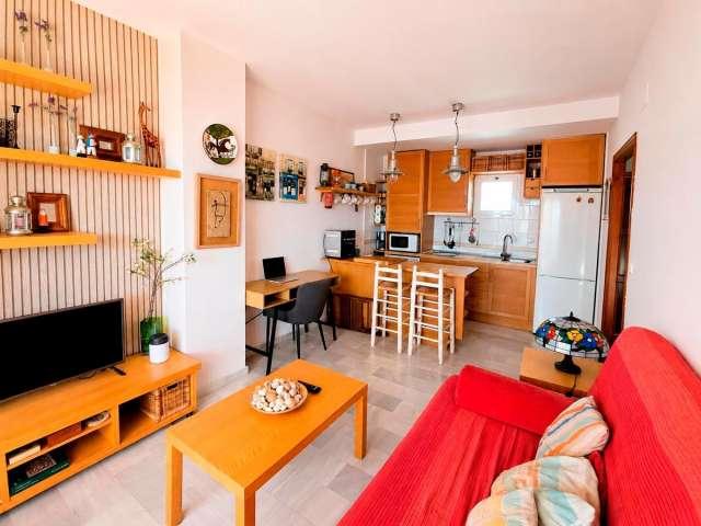 Apartamento de 1 dormitorio en alquiler en Mijas