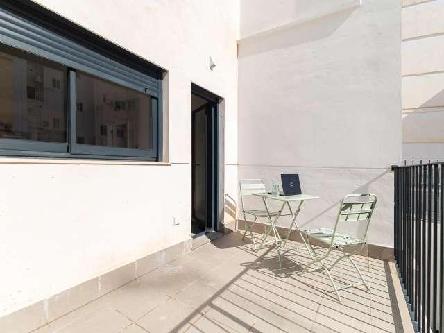 Apartamento de 1 dormitorio en alquiler en Nou Moles, Valencia