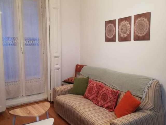 Piso de 1 dormitorio en alquiler en Justicia, Madrid