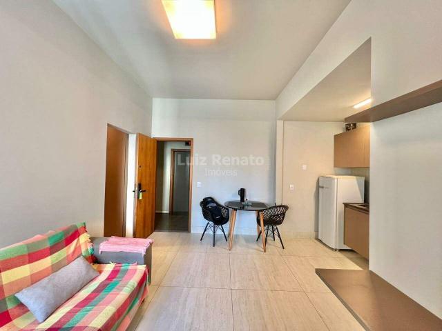 Apartamento de 1 quarto mobiliado para aluguel no bairro Funcionários com vaga de garagem